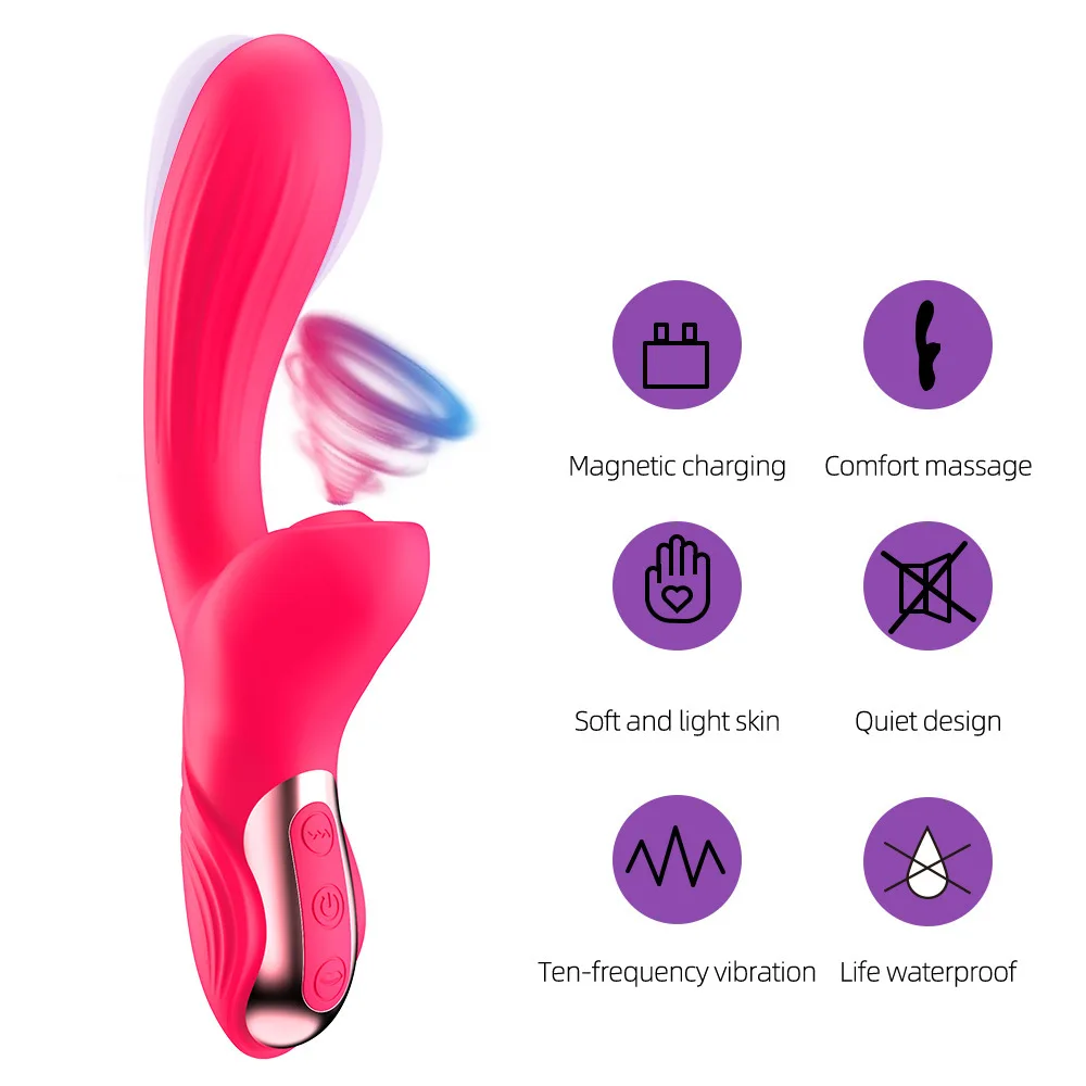 Sucking Vibrator Clitoral G จุดกระตุ้นของเล่นสําหรับผู้ใหญ่สําหรับผู้หญิง Vibrating Finger Massager ดูดการสั่นสะเทือน