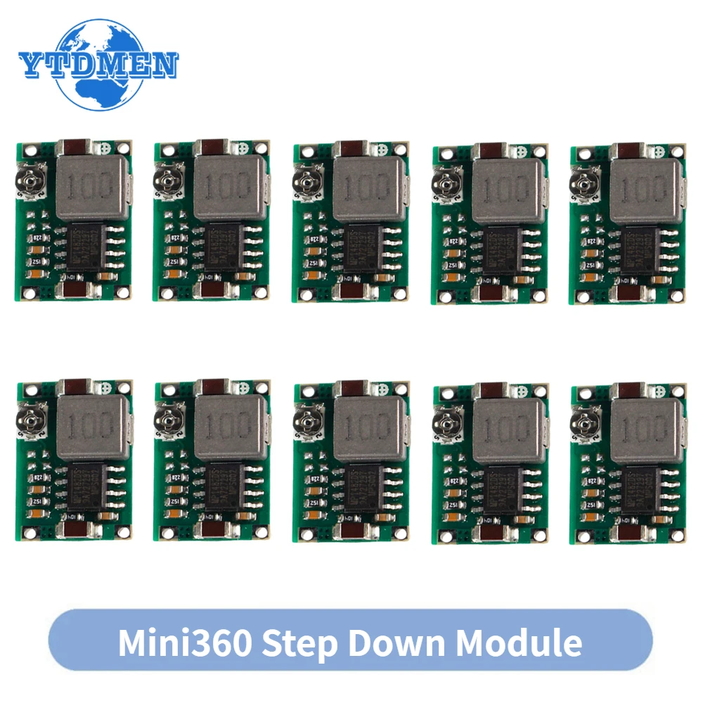 5/10pcs Mini360 RC Airplane Module Mini 360 DC-DC Buck Converter Step Down Module 4.75-23V To 1-17V 340KHz Mini-360 Ultra-small