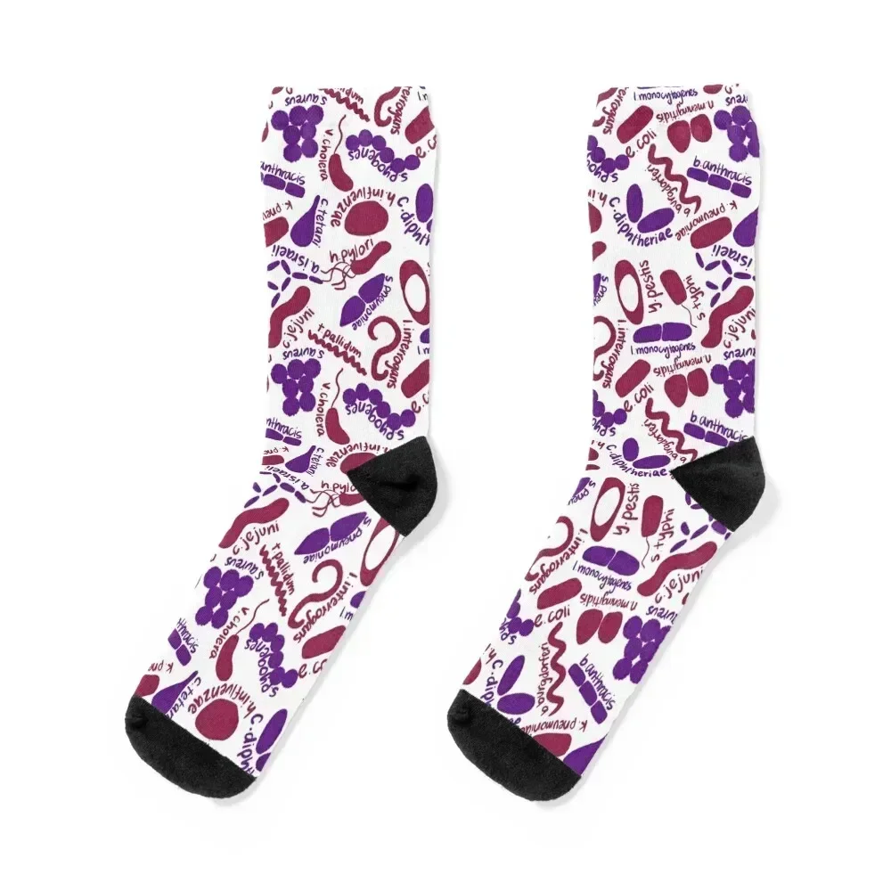 

Gram Stain - Labeled Socks custom sports colored men cotton high quality kids Man Socks Women's