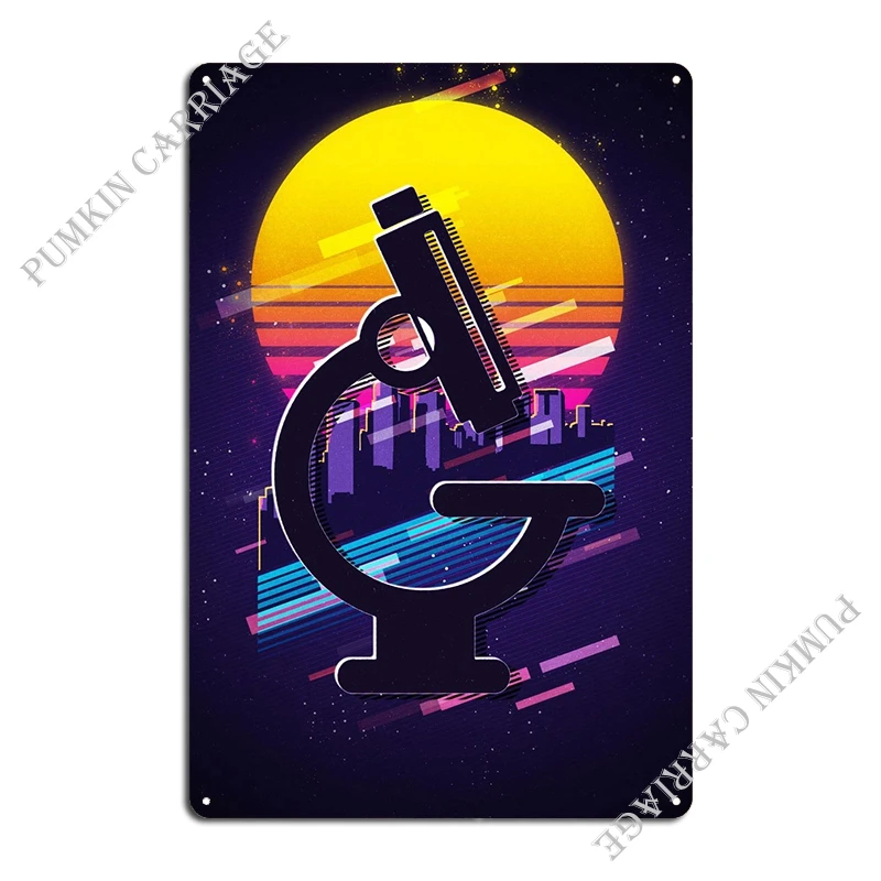 Scientist Metal Sign Create Home Mural Cinema Tin Sign Poster