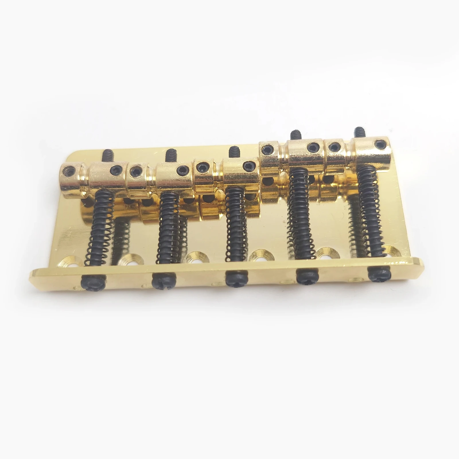 

Бридж для бас-гитары, латунные седла с позолоченной отделкой для 5-струнной бас-гитары