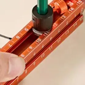 4-Sided Aluminum Alloy Positioning Ruler For Stud Finding: Precision Marking & Easy Drilling Alignment Tool For Drywall Ceiling