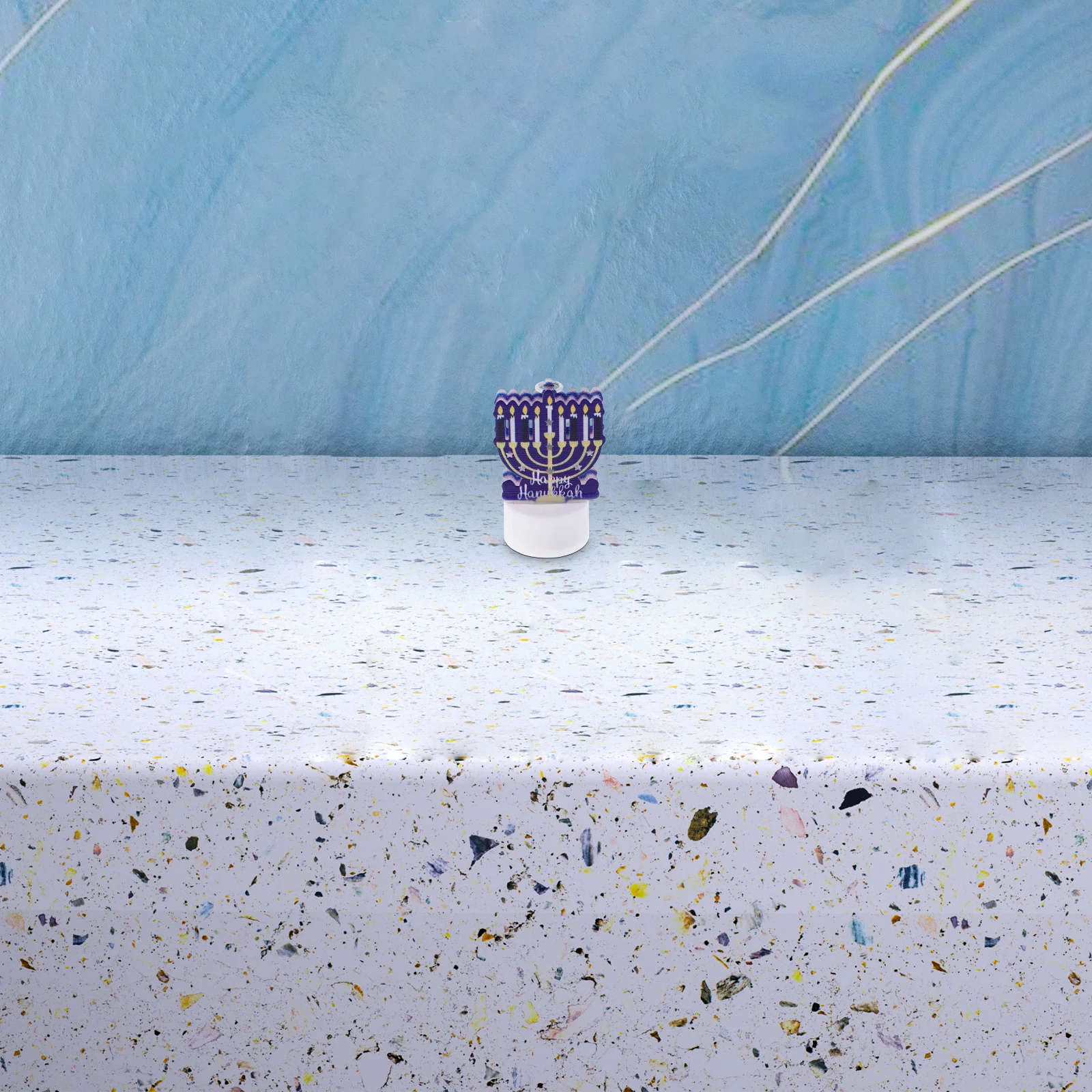 เทียนฮานุกกะแบบ LED ไม่มีเปลวไฟ ใช้ไฟฟ้า สำหรับตกแต่งงานปาร์ตี้ที่บ้าน ของตกแต่งงานเทศกาลของชาวยิว