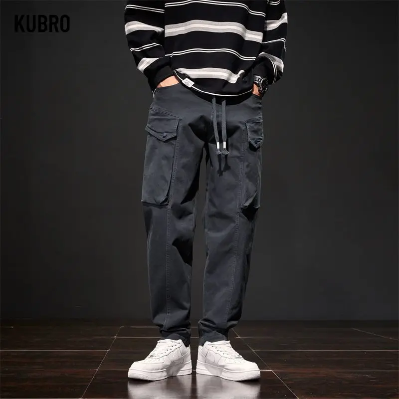 

Autumn Outdoor Multi-pocket Loose Men's Casual Pants, Autumn Trendy Brand Men's Pants Cargo Pants Men's Jeans Jeans for Man