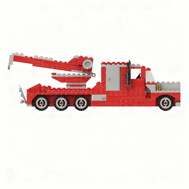 Set de Construcción Universal MOC de 192 Piezas, Modelo de Camión de Remolque Peterbilt, Bloques de Juguetes, Regalos de Navidad, Arquitectura, Bricolaje, Idea Creativa