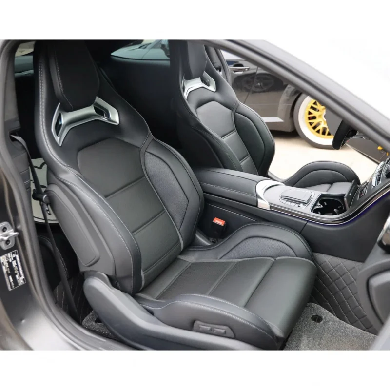 Suitable for Mercedes-Benz GT AMG, Hot Selling Track Version Aero Sport Bucket Seats, PVC & Carbon Fiber Leather Upholstery