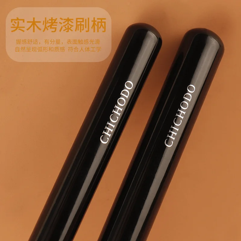 Qingyun 9 Cangzhou Makeup Brush Set High end Animal Hair Cover Brush Solid Wood Baking Paint Brush Handle in Stock