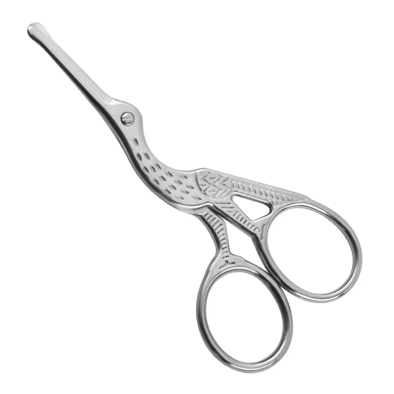 Forbici per naso a punta tonda Forbici per peli del naso Taglio dei peli del naso Forbici per peli del viso per uomo