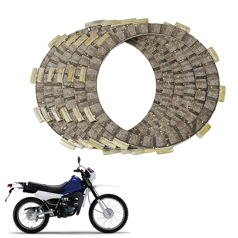 Clutch Friction Plates Kit For Yamaha DT230R DT125E DT125 SDR200 DT125R DT125RE TZR125 3XP-16321-00