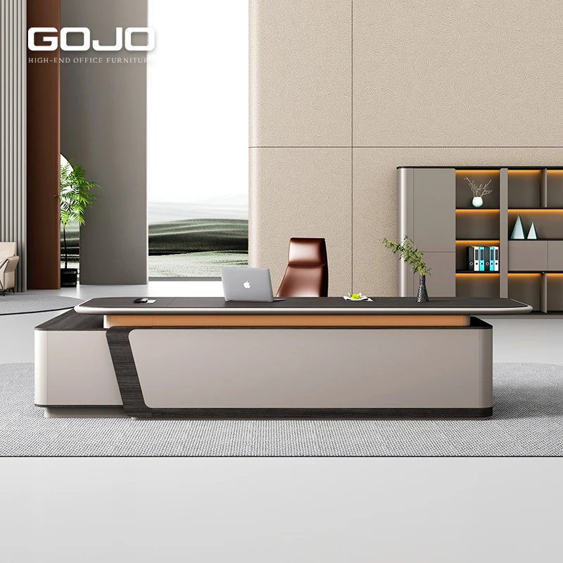 Luxury Modern Office Reception Desk Chair Set Versatile Furniture For Home Boss Meeting School Use Office Desk Design