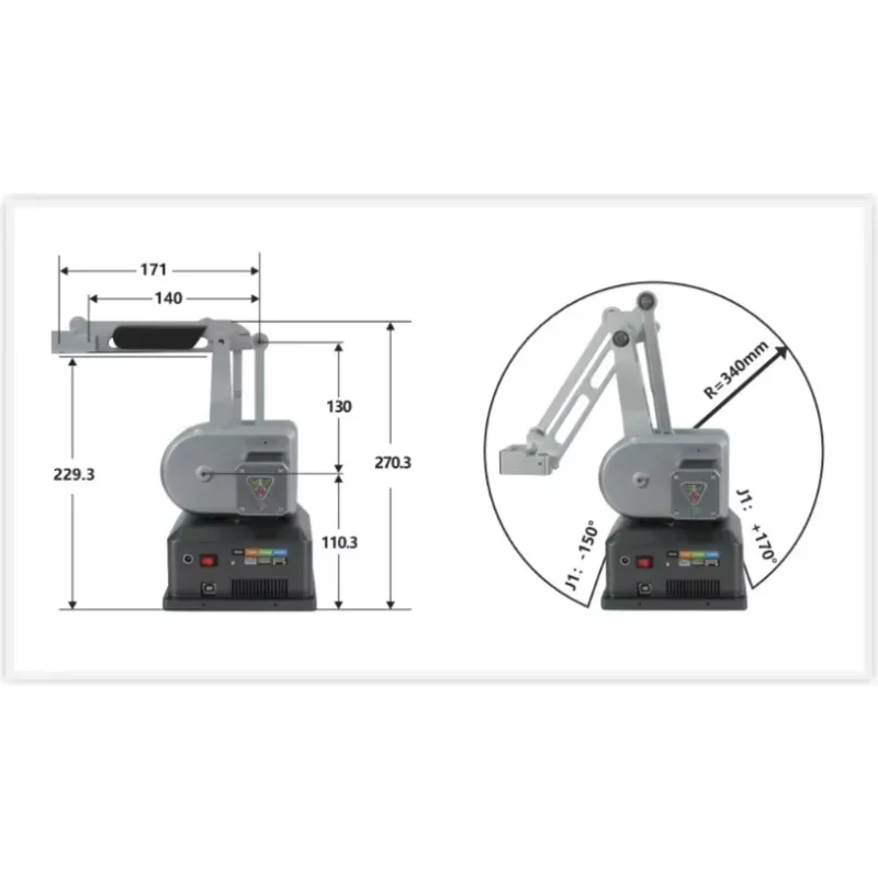 

UltraArm Desktop Robotic Arm Stem Visual Grasping Package Educational Programming Platform Handling and Palletizing Arm