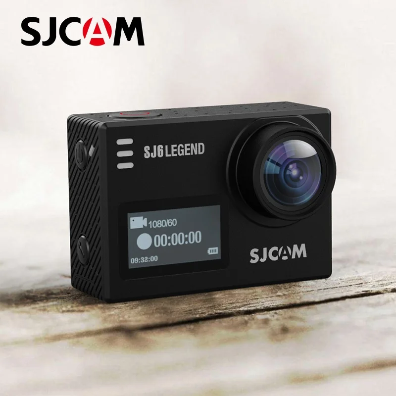 SJ6 Legend 30m Waterproof Anti-shake Sports Camera 4K Dual Screen Touch HD Recorder 166 Wide Angle 128GB Built-in Memory for