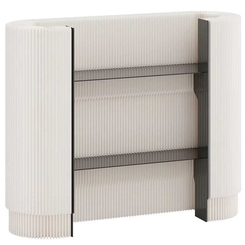 

Commercial counter Front desk display checkout page Small reception desk Clothing store Modern simple beauty salon