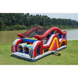 Inflatable Obstacle Course Commercial Inflatable Games PVC Bounce Castle For Kids Party Rental Equipment