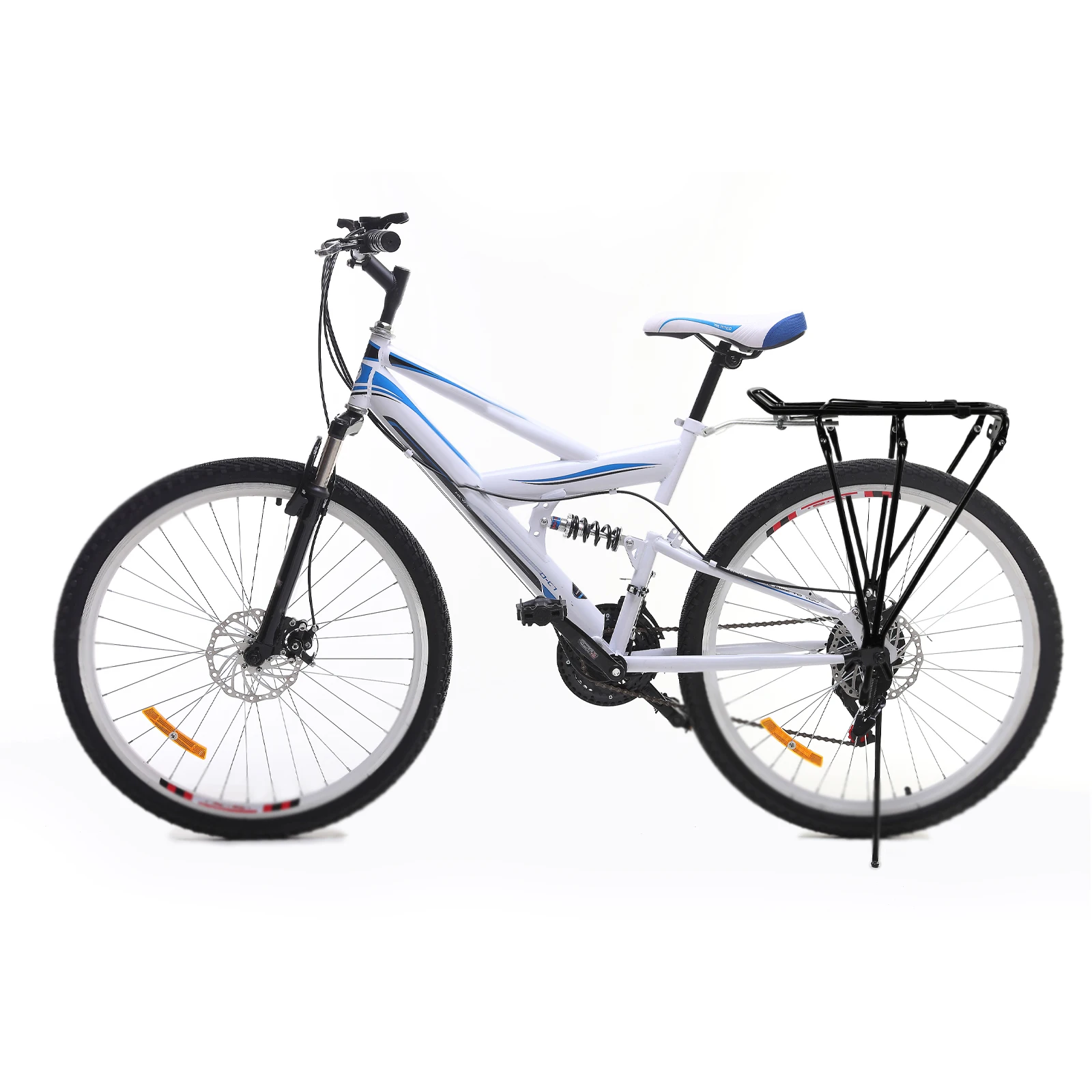 

1pc Bicycle Rear Rack Cargo Alloy Shelf Bike Carrier Racks Accessories Aluminum Mount Black Set Disc Brake Mountain Road Strong