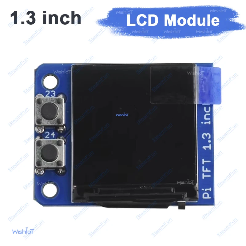Mini PiTFT 1,3 Zoll TFT Vollfarb-IPS-Display 240x240 Pixel Erweiterung für Raspberry Pi 3,3V SPI ST7789