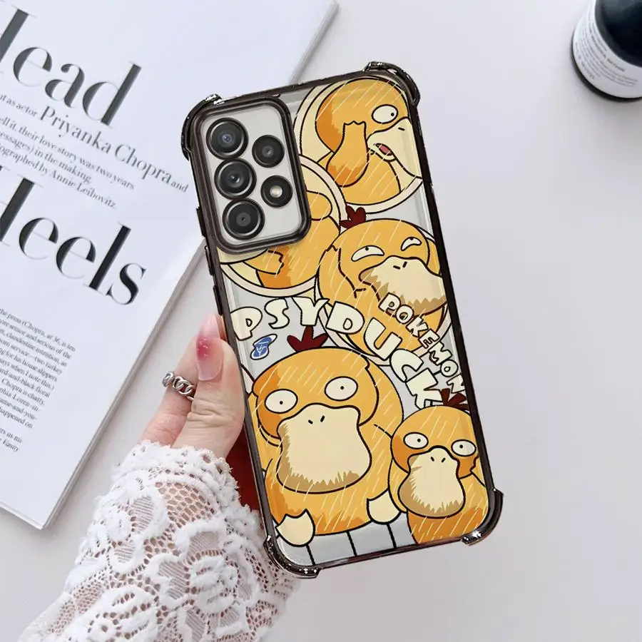 حافظة لهاتف سامسونج جالاكسي A15 A35 A36 A26 A52 A17 A13 A33 A21s A16 A24 A25 غطاء شفاف #4