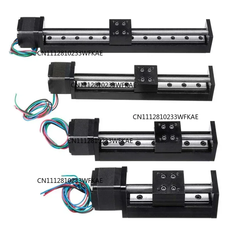 T-type CNC Sliding Table Rail Linear Stage Transport Guide Platform Stepper Motor Drive Kit Mini Slide Table XYZ Axis Table