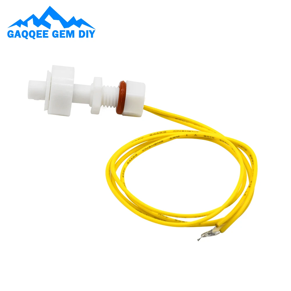 PP Float Switch Liquid Water Level Sensor 10W High Sensitive Water Level Sensor Vertical Float Switch for Water Pump Tank