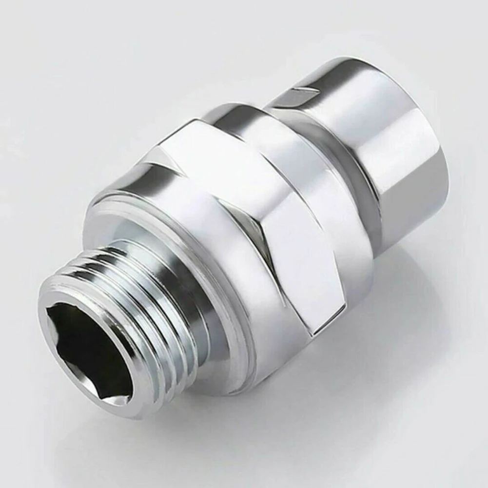 Accessory Shower Arm Head Swivel Adapter Adjustable Angle Brass Brushed Chrome Elements Joint Nickel Brand New Parts