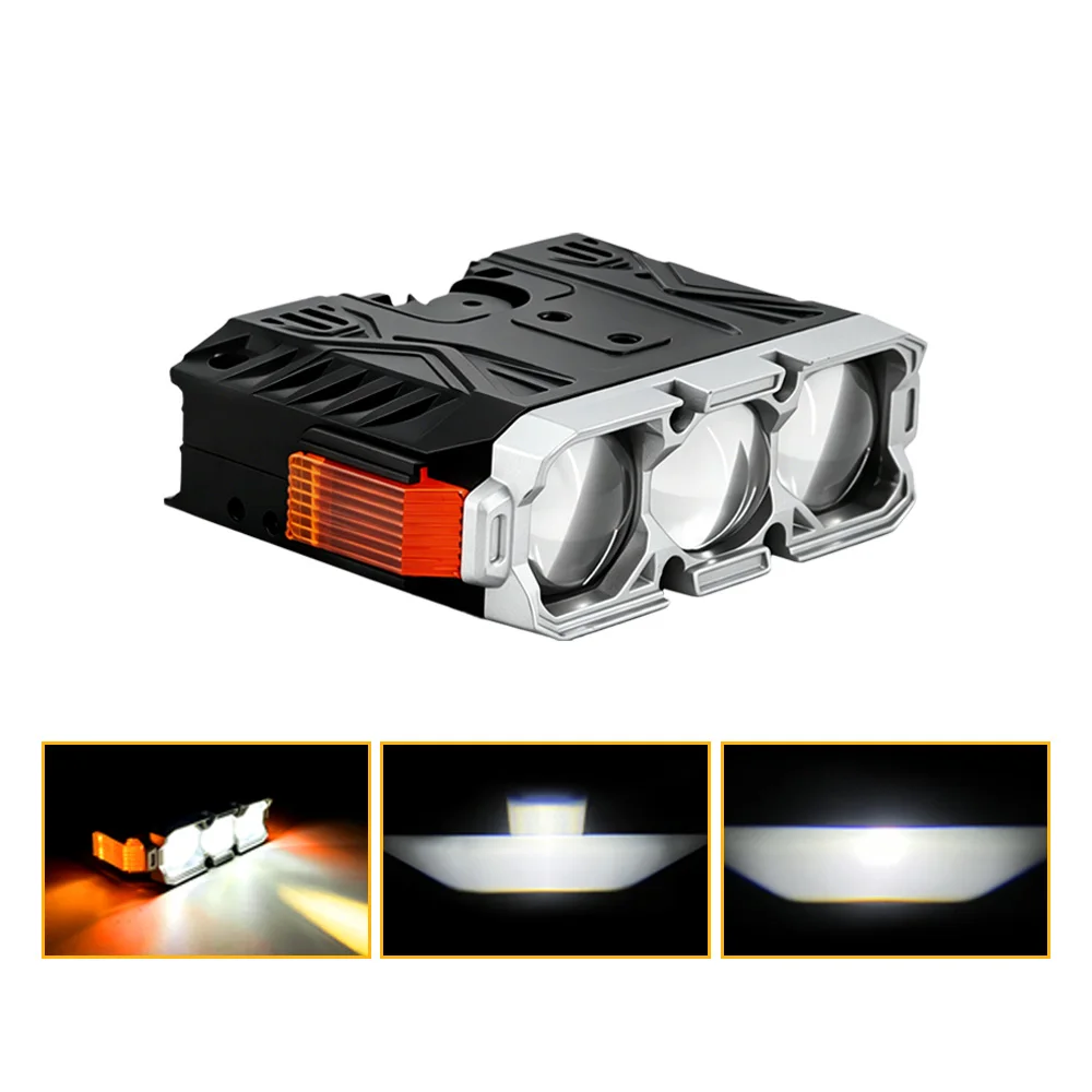 Unique Design Waterproof 3 Lens 100W LED Grille Spotlight Fit Car Truck ATV Motorcycle Exterior Auxiliary Light