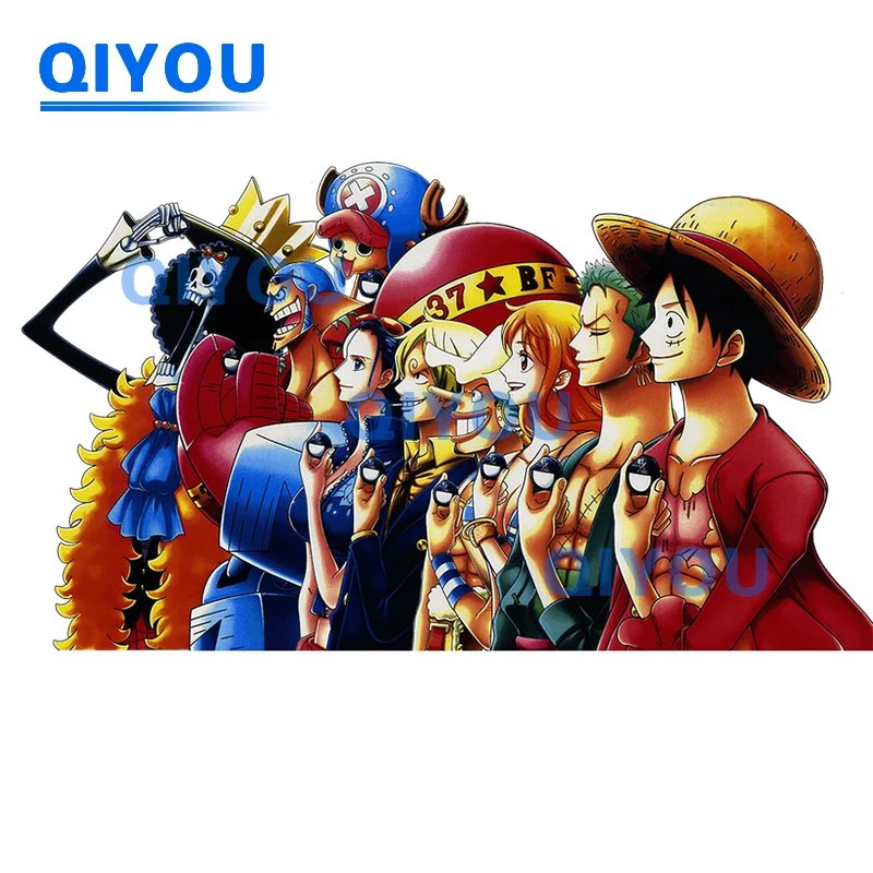 ONE PIECE Stickers High-quality Roronoa Zoro Monkey Luffy Car Stickers for PVC Decal for Car Body Windshield Pull Rod Boxes