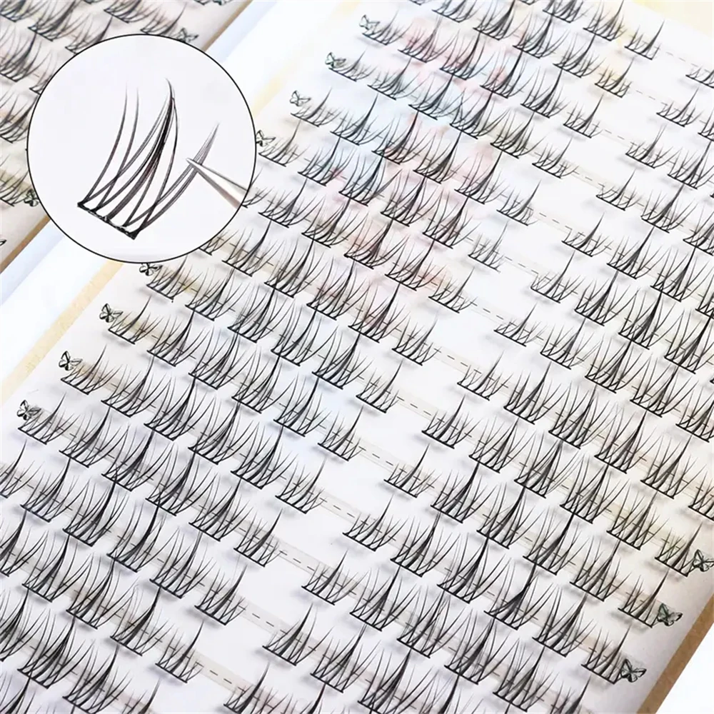 384 Pcs Easy-To-Apply Sunflower Cluster False Eyelashes Book for Women - Natural Look,  D Curl, Vibrant Eyelash Appearance