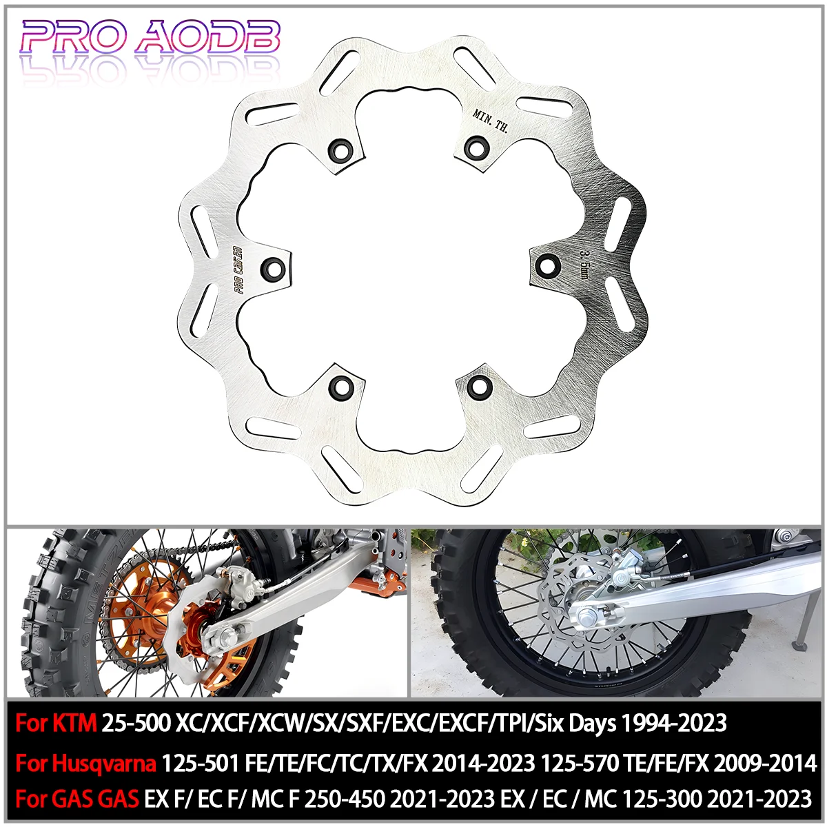 

Motorcycle Rear Brake Disc Rotor Set For KTM EXC EXCF SX SXF XC XCW XCF TPI Six Days 125 200 250 300 350 450 500 FE TE FC TC TX