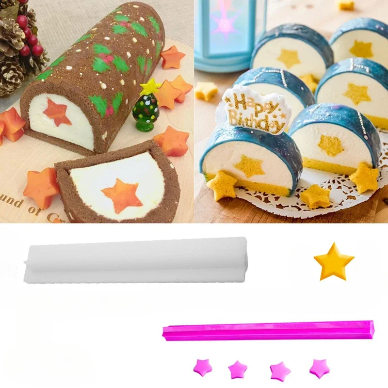 

Love Silicone Cake Mold DIY Christmas Tree Mooncake Cake Roll Sandwich Layer Cake Mold Kitchen Accessories