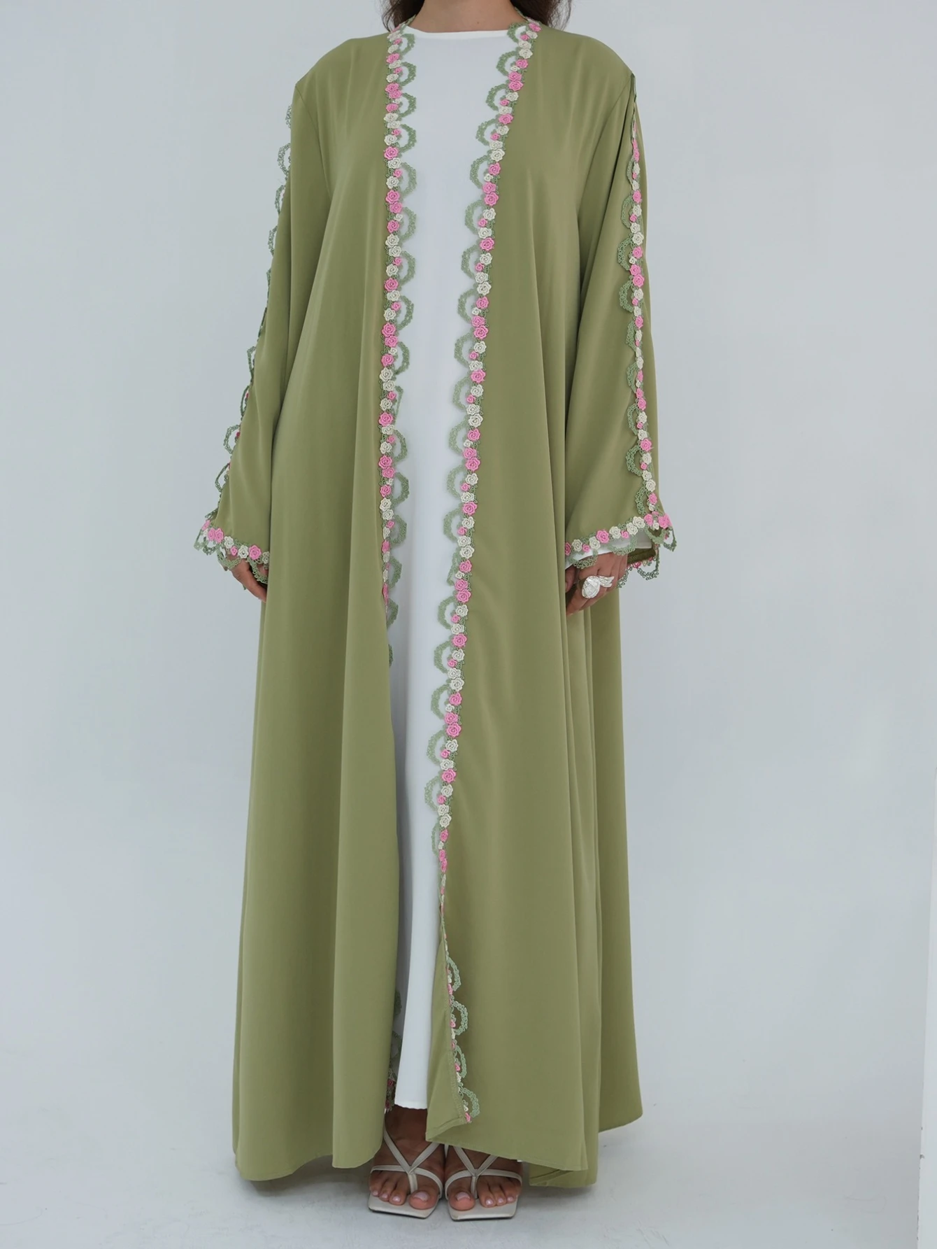 Eid Abaya Women Dress Muslim Embroidery Dubai Vestidos Largos Long Dresses Kaftan Arab Robe Party Caftan Jalabiya Ramadan 2025