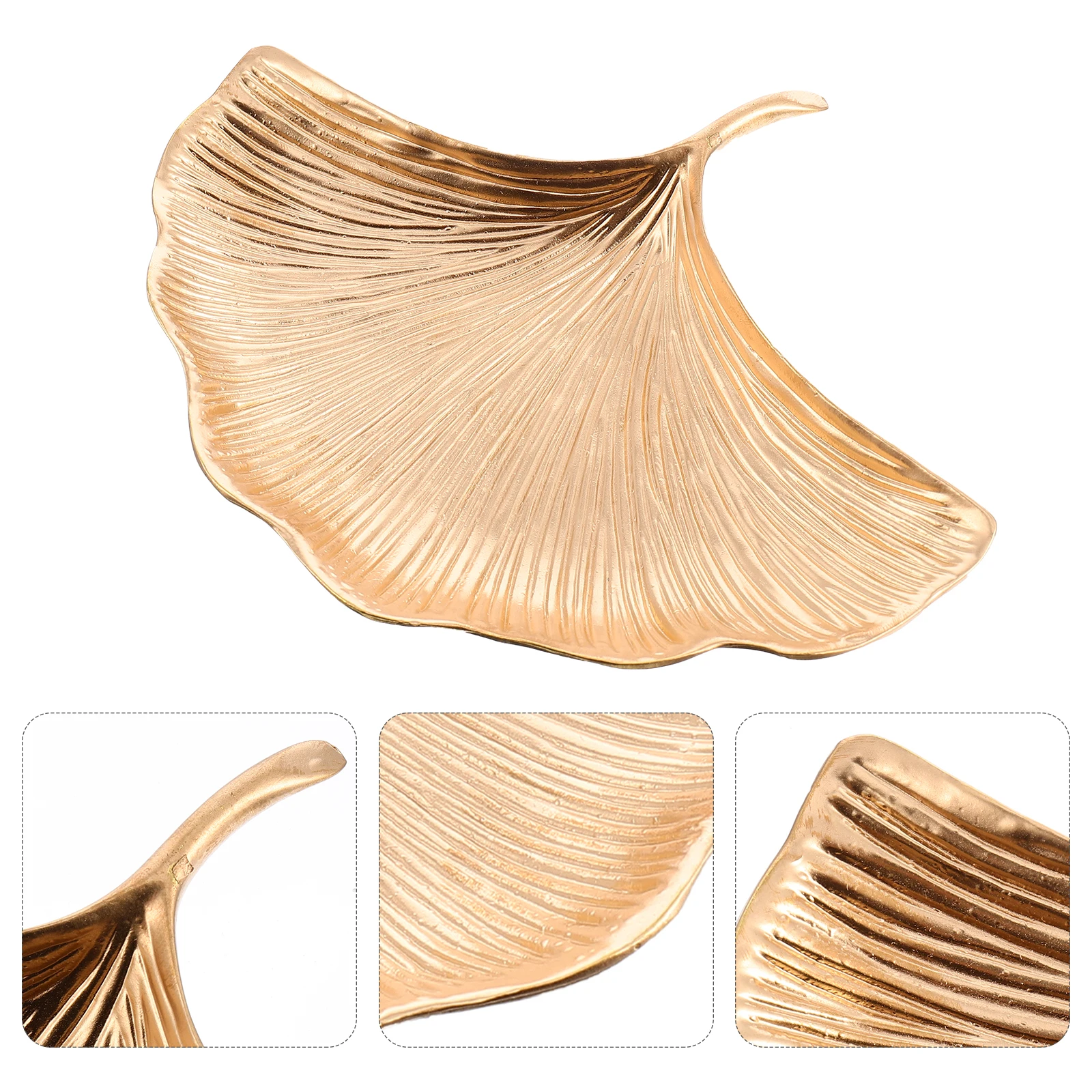 

Украшение в виде листа гинкго, лоток для хранения ювелирных изделий, орнамент, кольцо для золотого контейнера