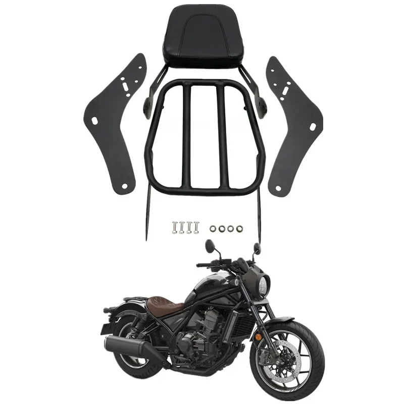 For Honda Rebel CMX1100 CM1100 CM CMX 1100 2017-2023 Motorcycle Parts Passenger Detachable Luggage Rack Backrest Sissy Bar