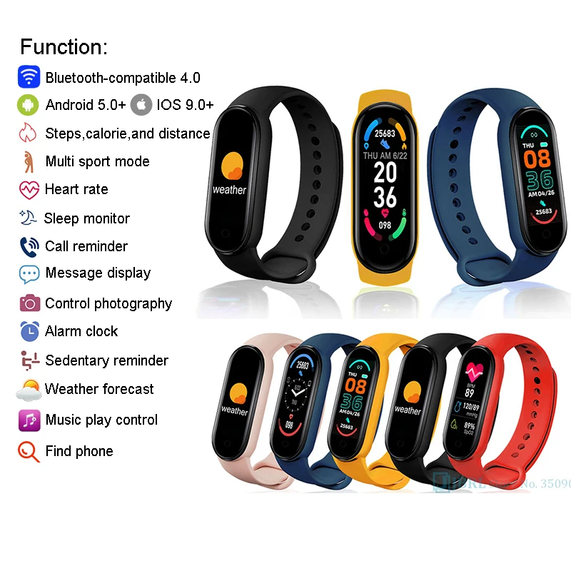 2022 Smart Watch Kids Smartband Fitness Tracker Watch For Boys Girls Heart Rate Monitor Waterproof Sports Watches Montre Femme