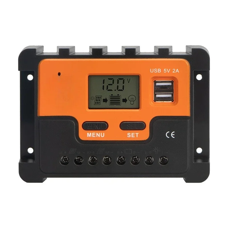 

Solar Charge Controller 10/20/30/40/50/60/80/100A 12/24v 12/24/48 v Auto