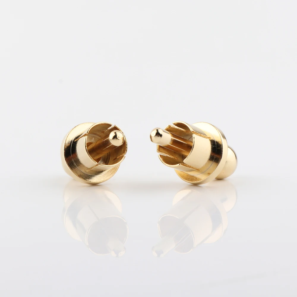 جديد 10 قطعة الروديوم مطلي RCA غطاء التوصيل ماس كهربائى المقبس فونو موصل RCA التدريع مقبس متفرع غطاء وقائي قبعات