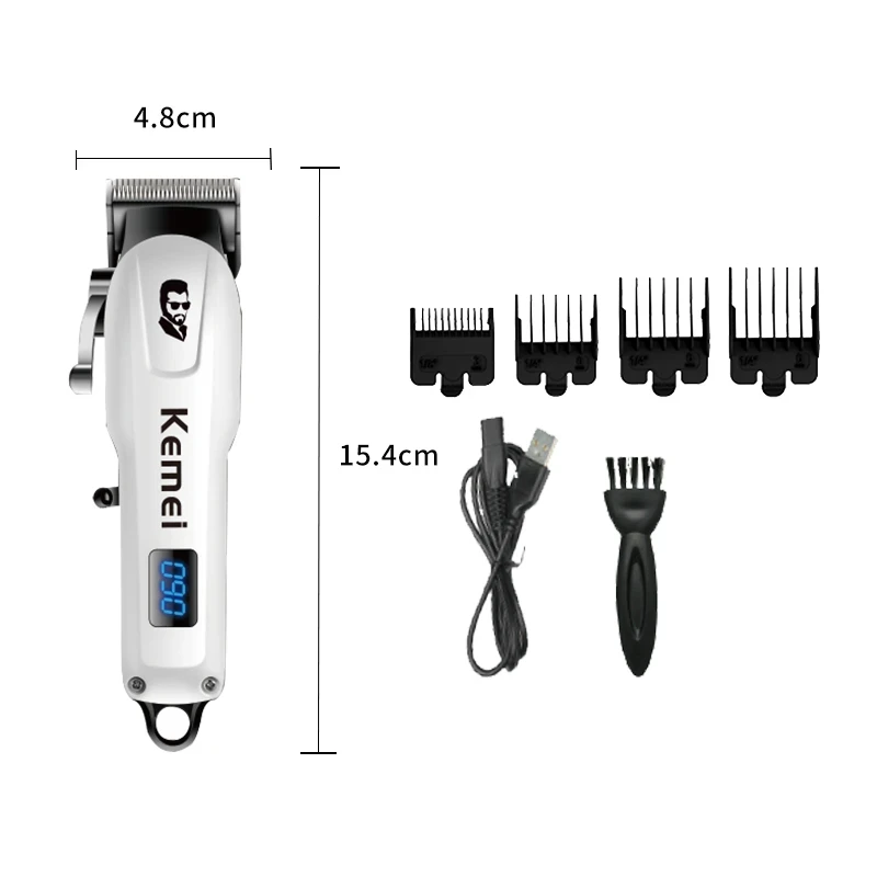 Kemei KM-232 Professional Hair Clipper Portable Mini Electric clippers USB Charging Cordless Hair Trimmer Men\'s Haircut Machine