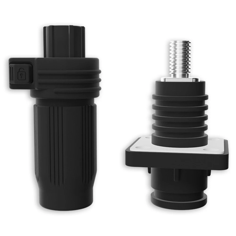 High Current Connector Energy Storage Connector Outdoor Use Insert Force 35N PA66 Nylon Material Pulling Force 8.5N