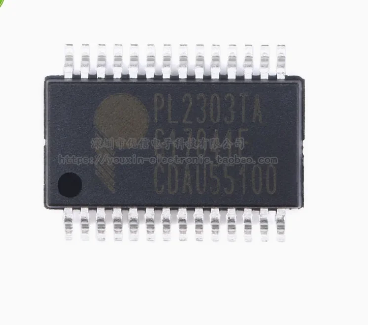 5 個 PL2303TA SSOP-28 100% 新しいオリジナルチップセット IC 電子部品 SMD