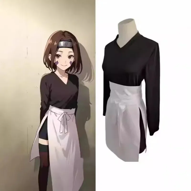 

Naruto Shippuden Turns Nohara Rin Anime Cosplay Women's Clothing Japanese Academy Quick Dry Skirt Set Halloween Costume