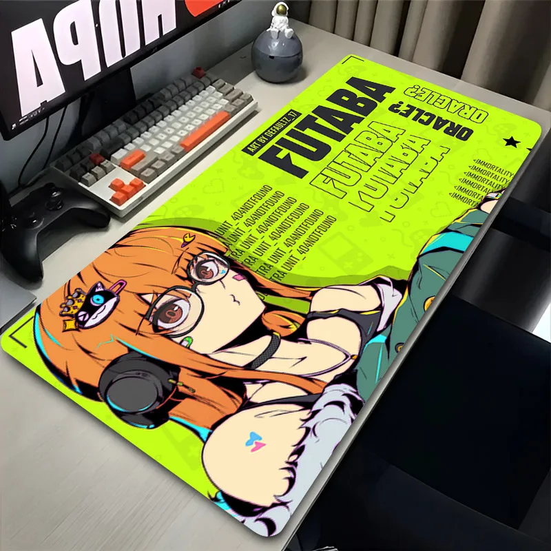 Grande Kawaii Gamer Mousepad para Meninas, Tapete de Mesa para Teclado Portátil, Acessórios para Computador, Anime XXL, Gaming Cabinet PC