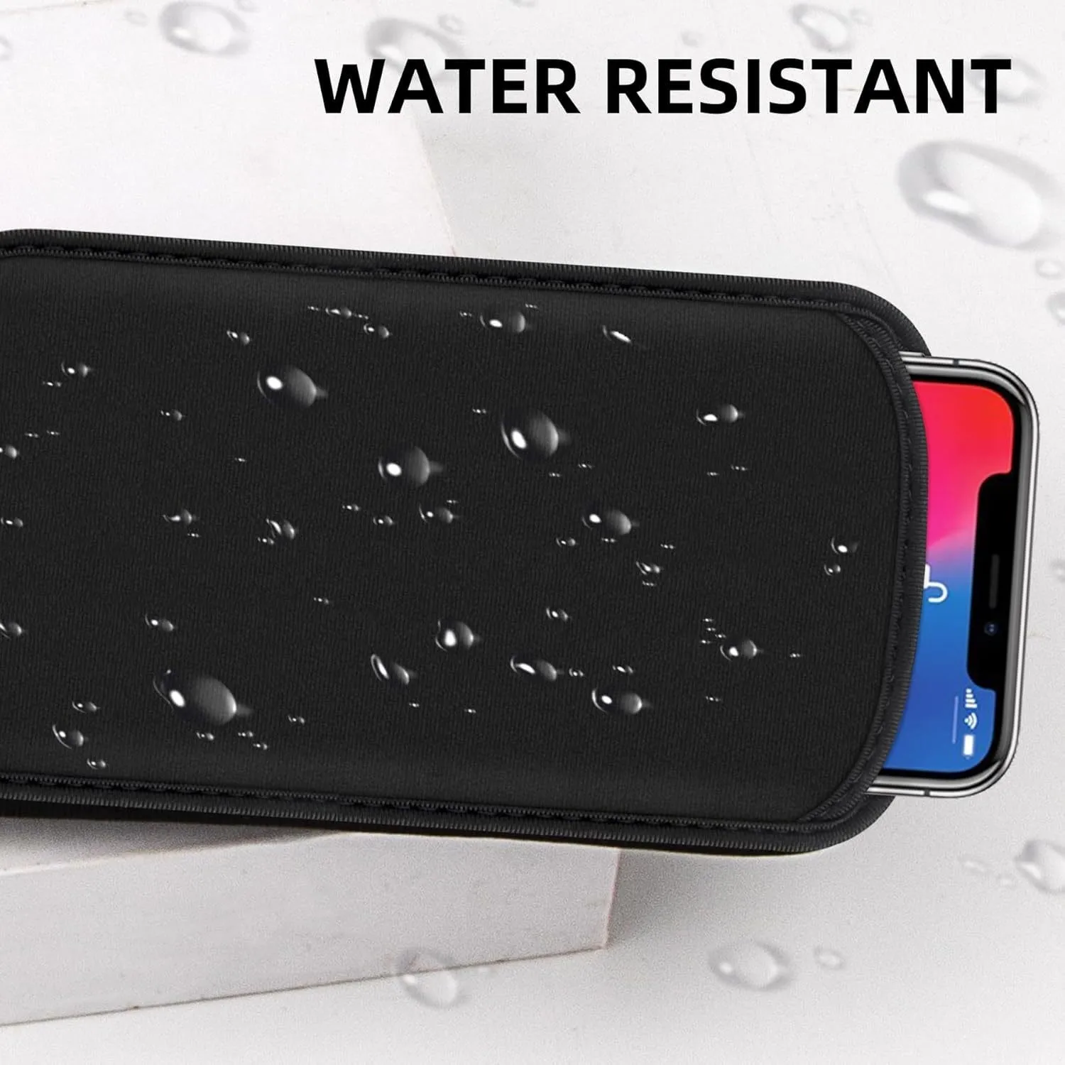 Universal Neoprene Protective Case Phone Bag For iPhone 17 16 15 14 13 Pro Max Samsung Xiaomi Huawei Power Bank Shockproof Cover