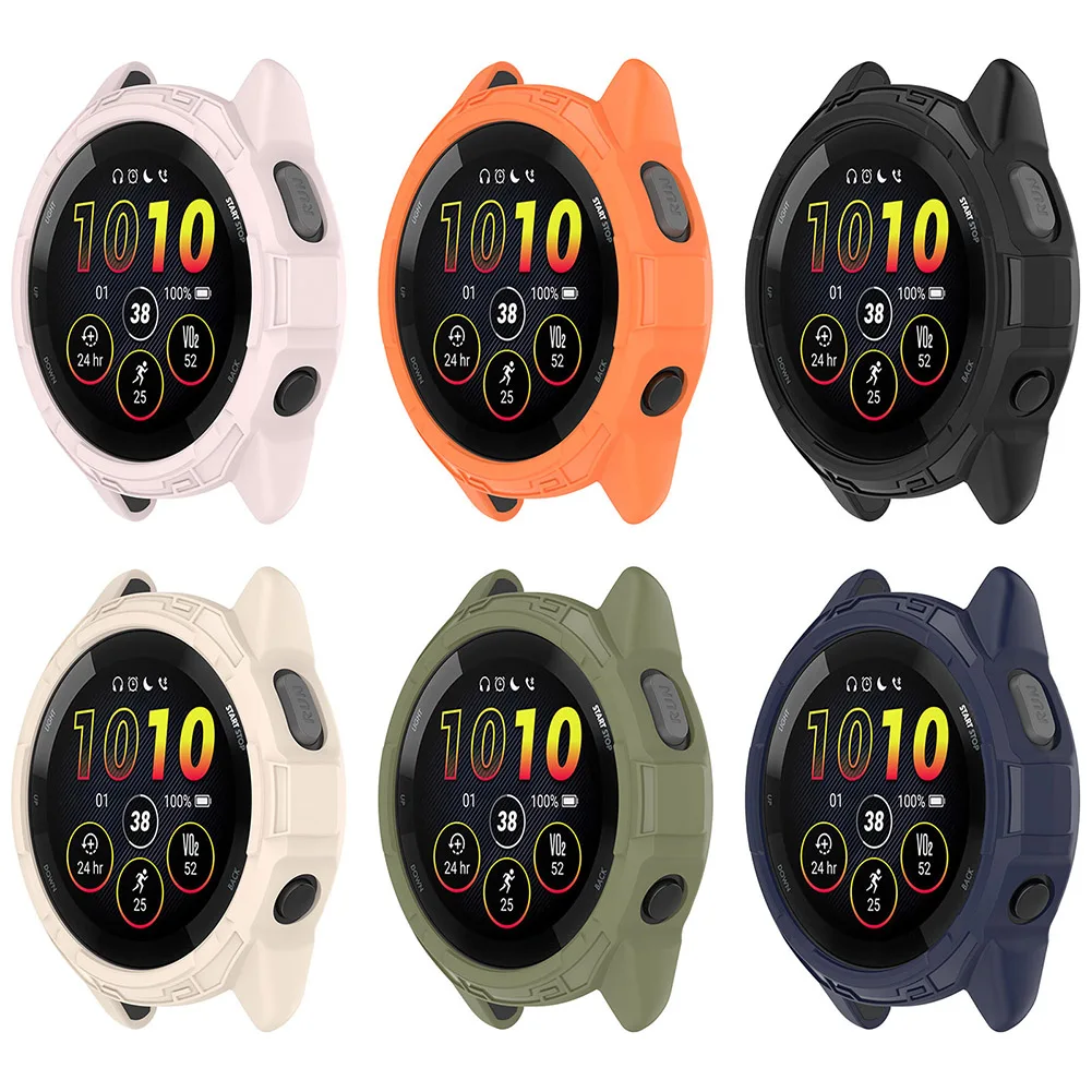 TPU Case Shockproof Protective Case Cover Anti-scratch Protector Case Shell for Garmin Forerunner 265/Garmin Forerunner 265S
