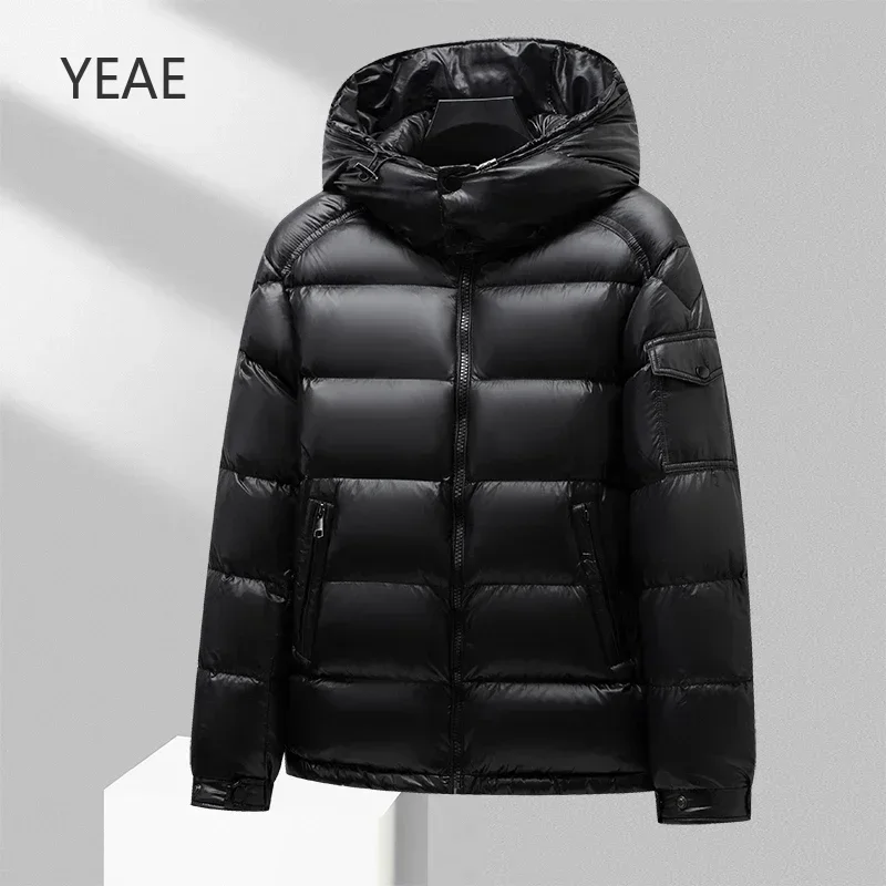 

YEAE Removable Hood Ultralight Down Jacket Men Couples Mens Jacket Designer Winter Coat Men 2024 Padded Jacket Duck Down Padding