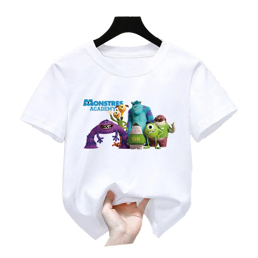 

Disney Monsters University Boys Girls Teenager Outfits Tee Shirt Kids Clothes T Shirts Children Cartoons Casual Tops