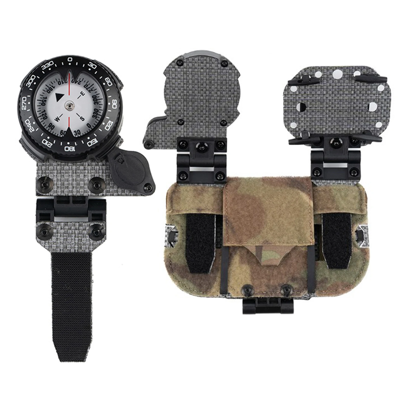 GPS Navigation Holder Flippable Universal Phone Chest Mount Adjustable Phone Holder Board Outdoor Hunting Camping Sport Gear