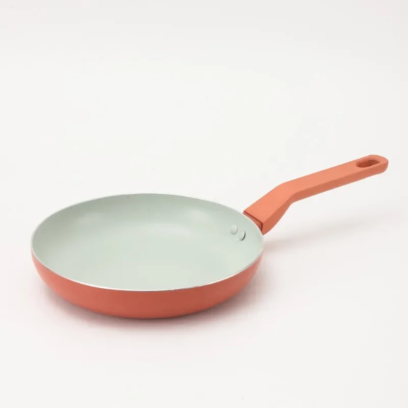 aluminum pan, household five-piece set, frying pan flat bottom, micro-pressure pan gas stove, induction cooker universal