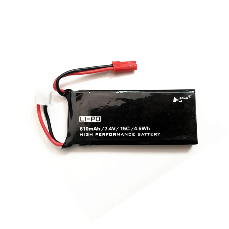 7.4 V 610mAh lipo batteria 15C 4.5WH batteria Per Hubsan X4 H502S H502E H216A Con Il Caricatore Set Per RC quadcopter Drone Parti 7.4 V