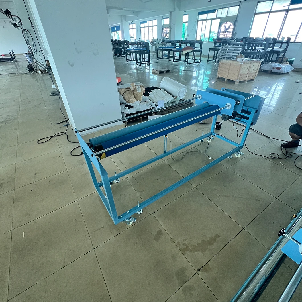 Industrial Garment Press Machine Cloth Fabric Spreading Feeder Machine