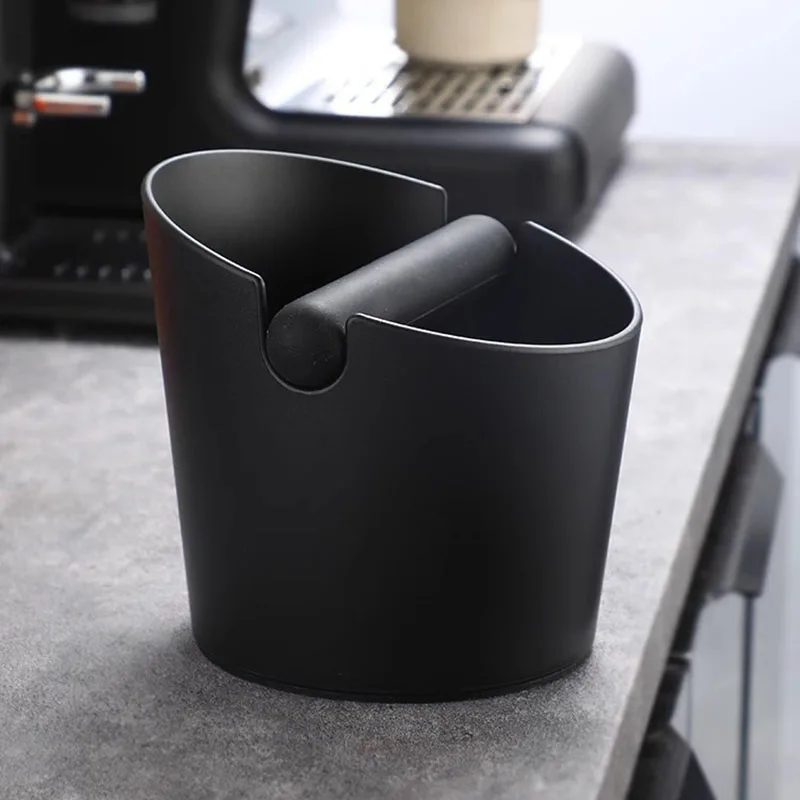 Coffee Knock Box Anti Slip Shock-Absorbent Espresso Grind Grounds Container Dump Waste Bin Home Cafe Accessories Barista Tools