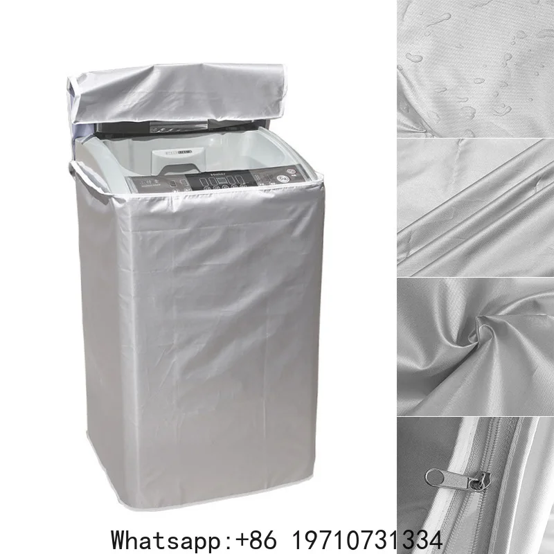 Sunscreen Dust Proof Cover Washing Machine Cover Waterproof Case Washing Machine Protective Dust Front Load Wash Dryer S-XL